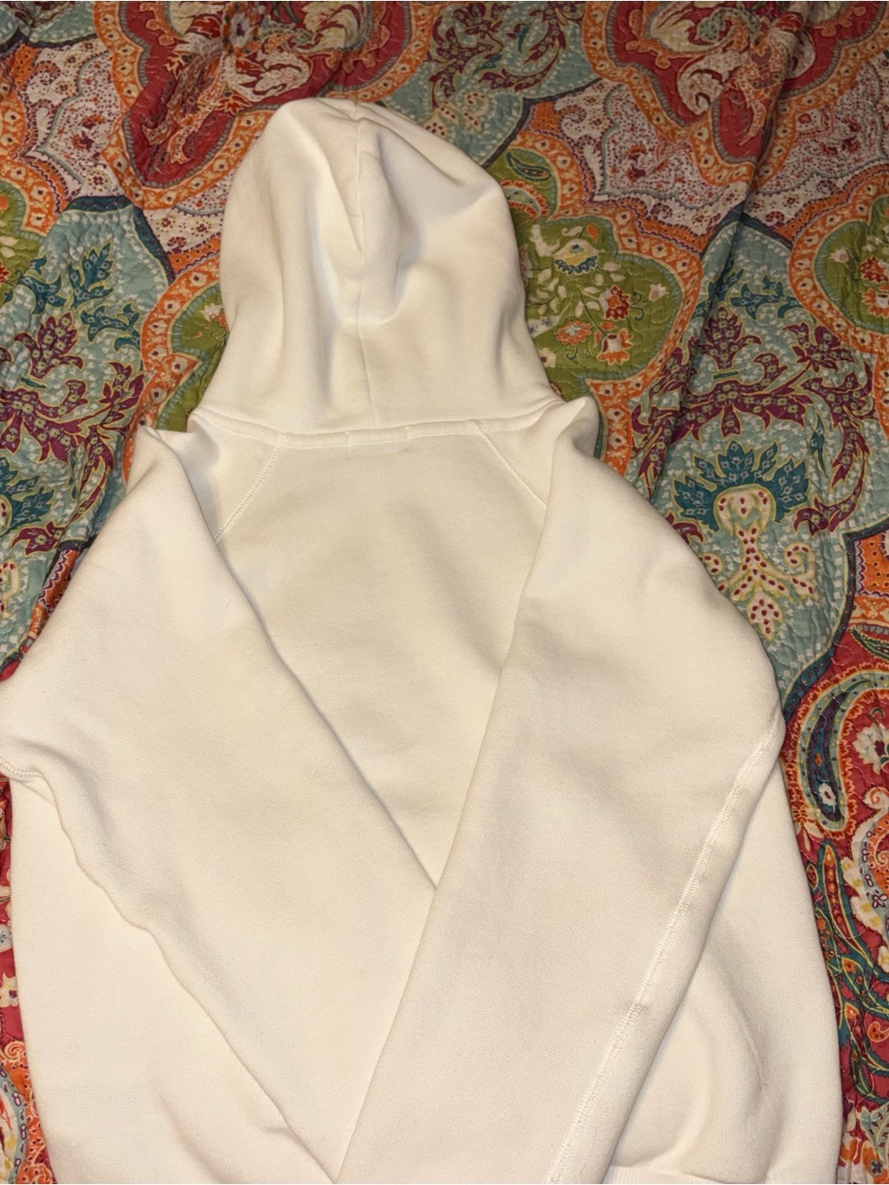 Ralph Lauren White Hoodie and Sweatpants Set with Navy Polo Logo - Picture 6 of 10